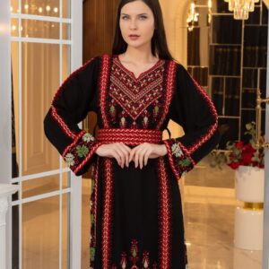 Vestido Palestino Bordado Tradicional