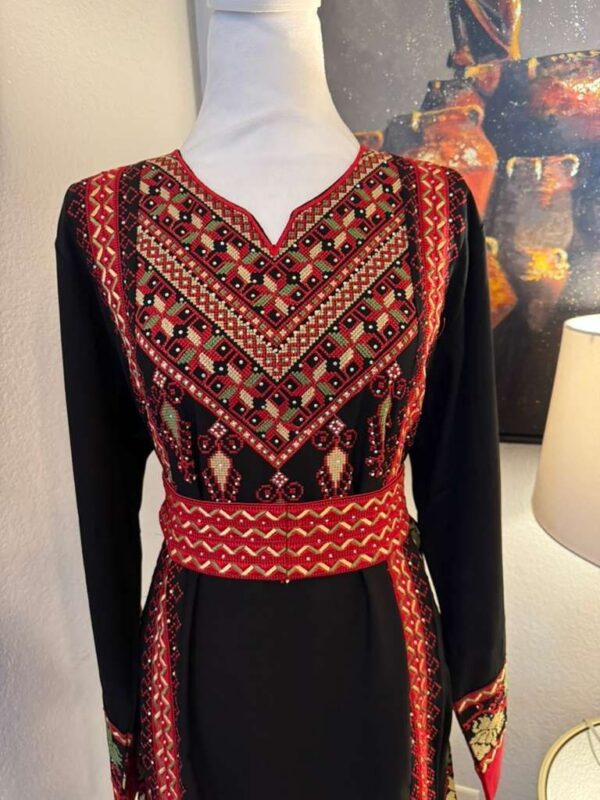 Vestido Palestino Bordado Tradicional