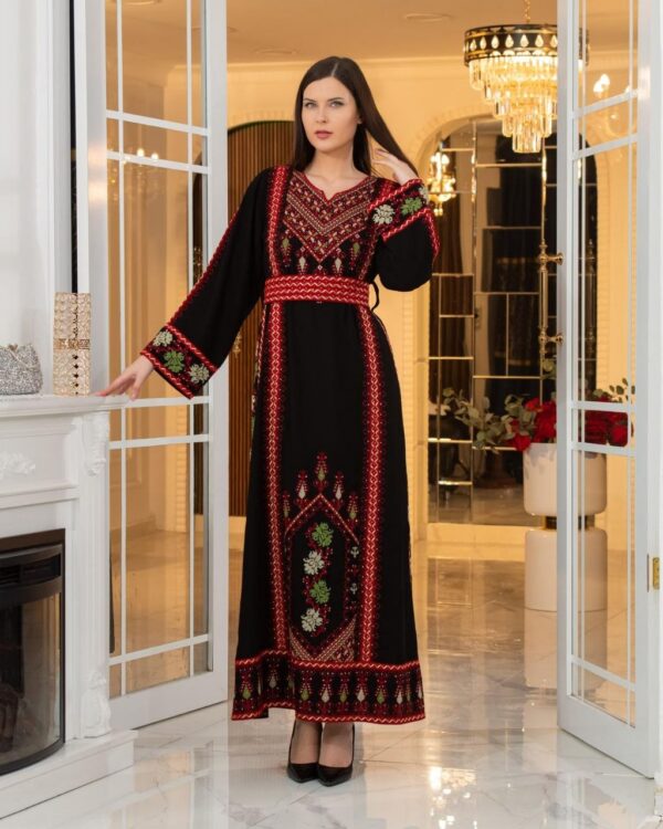Vestido Palestino Bordado Tradicional