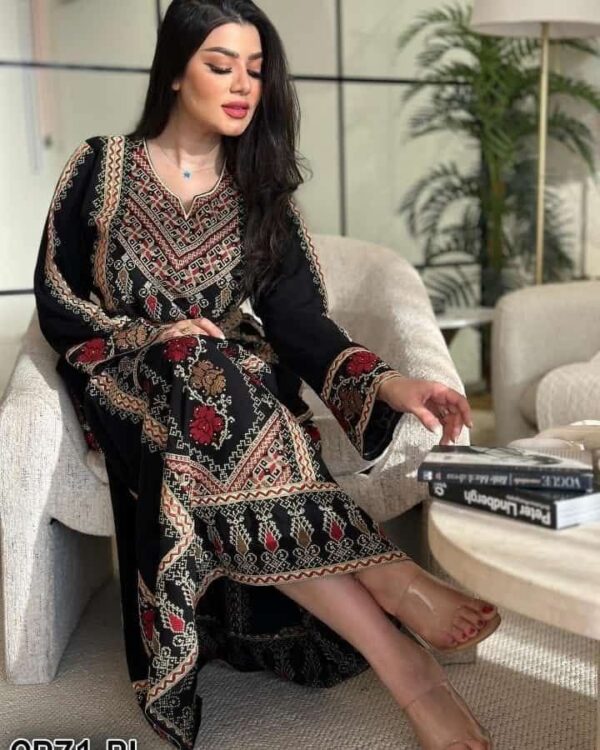 Vestido Palestino Bordado Tradicional